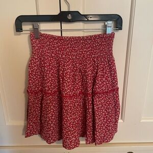 Hollister floral skirt
